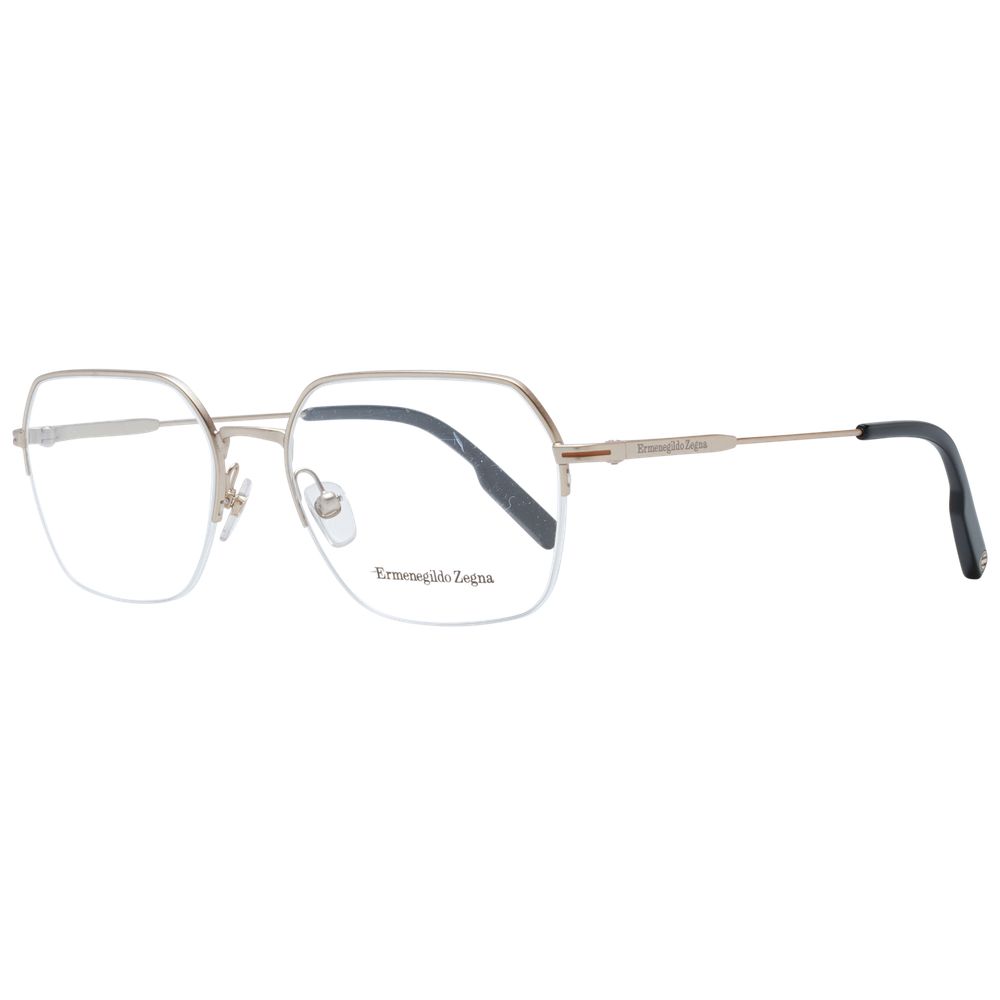 Silver Men Glasses Frame Ermenegildo Zegna
