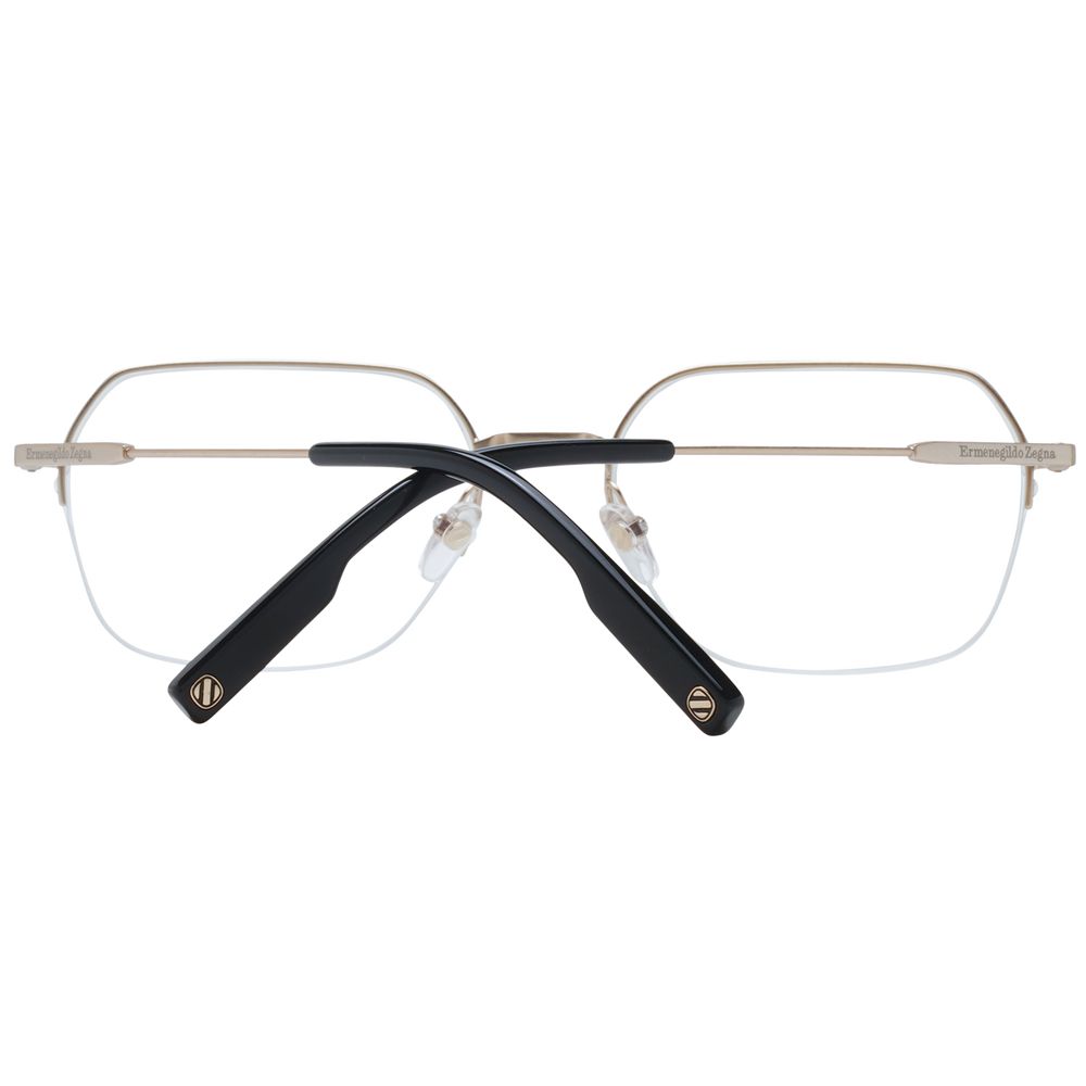 Silver Men Glasses Frame Ermenegildo Zegna