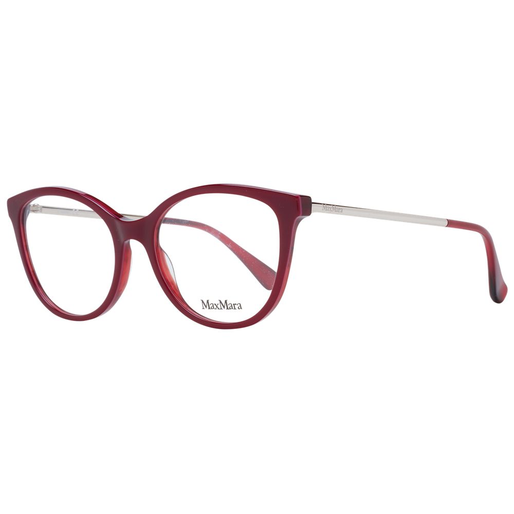 Red Women Glasses Frame Max Mara