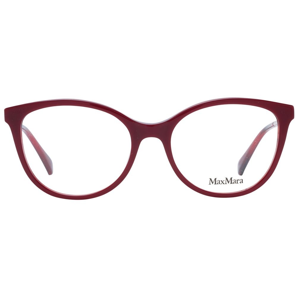 Red Women Glasses Frame Max Mara