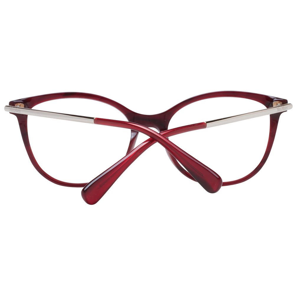 Red Women Glasses Frame Max Mara