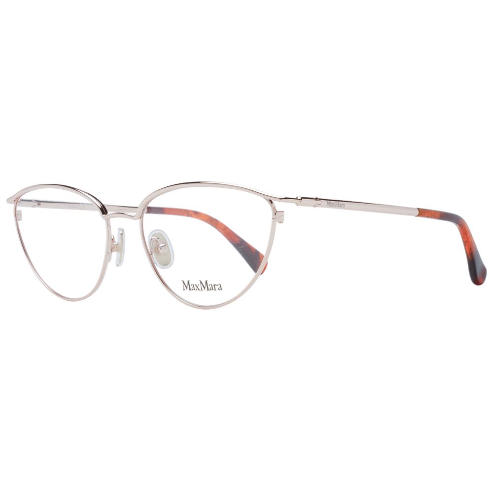 Rose Gold Women Glasses Frame Max Mara