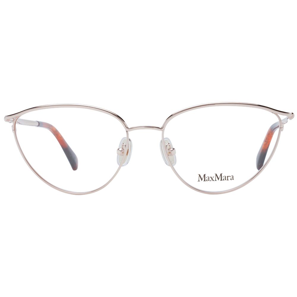 Rose Gold Women Glasses Frame Max Mara