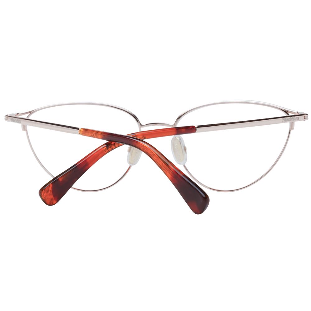 Rose Gold Women Glasses Frame Max Mara