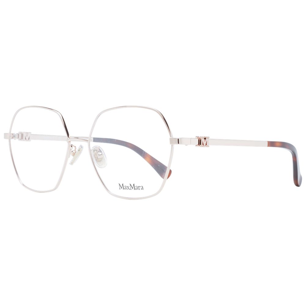 Rose Gold Women Glasses Frame Max Mara