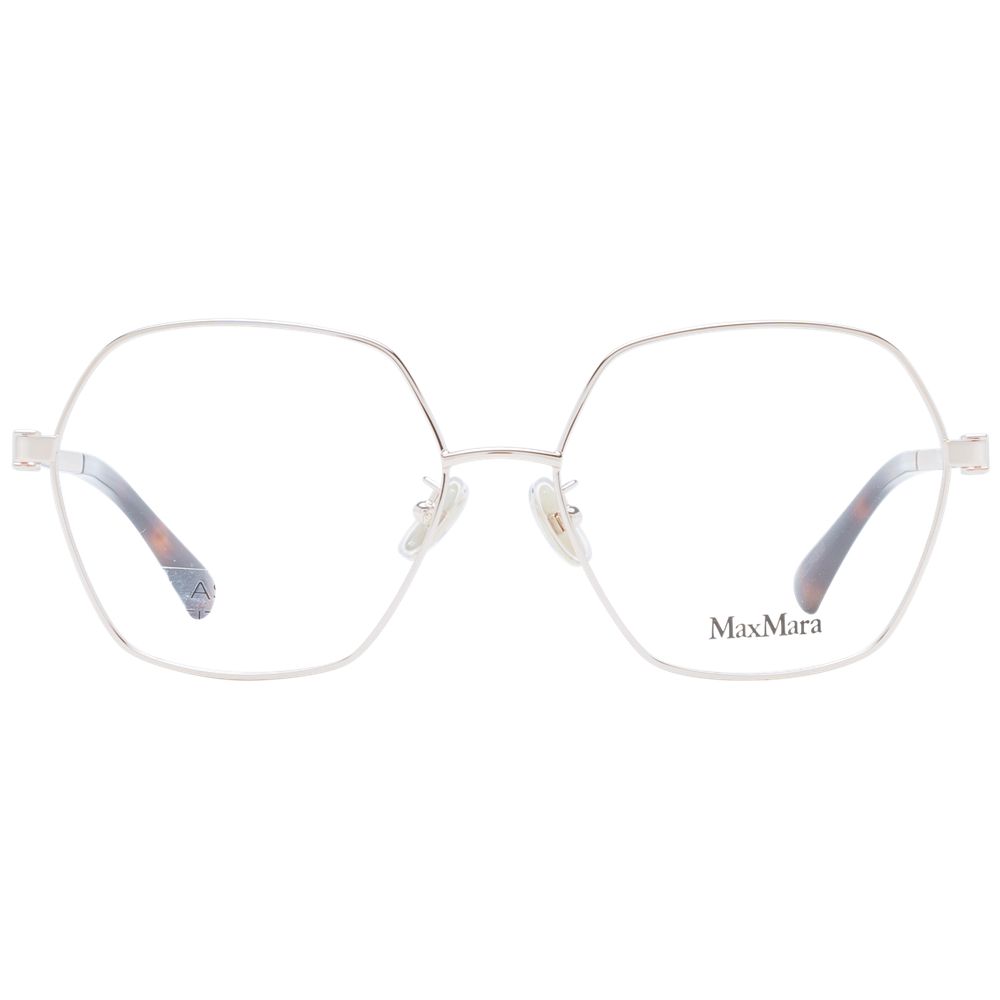 Rose Gold Women Glasses Frame Max Mara