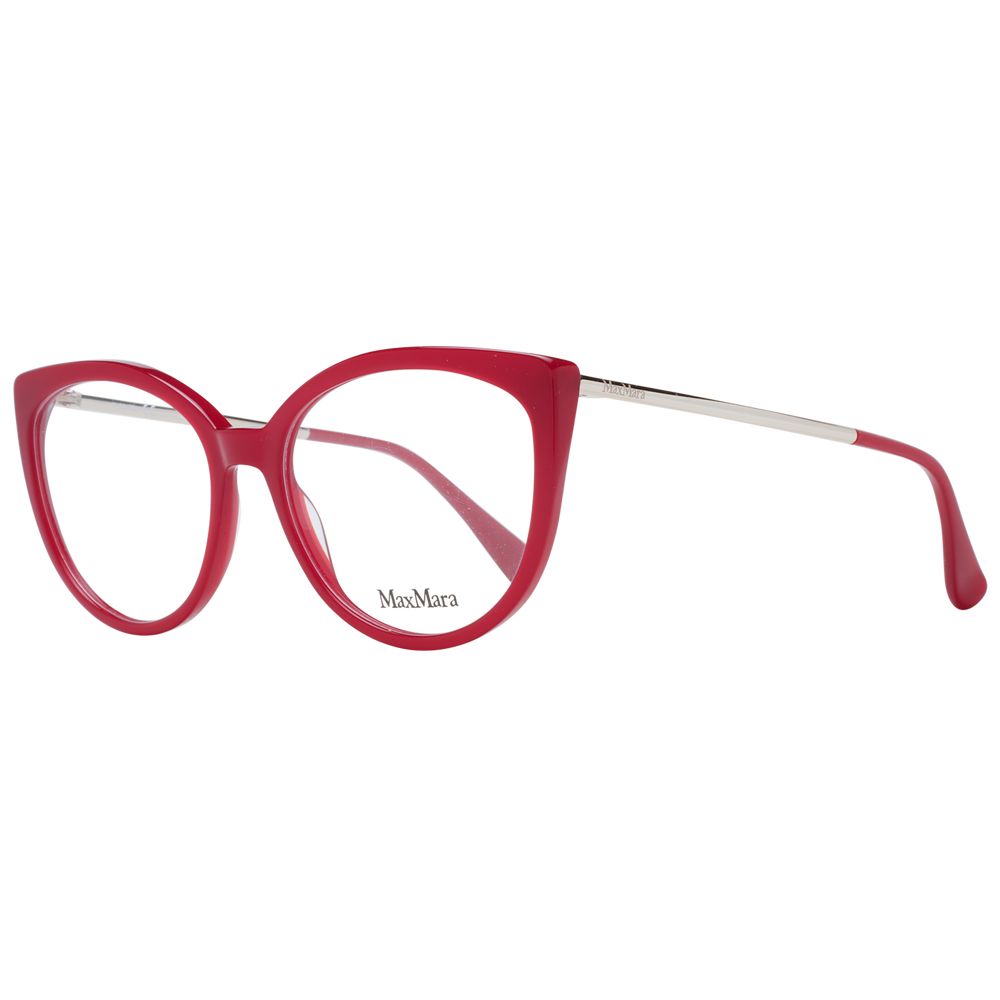Red Women Glasses Frame Max Mara