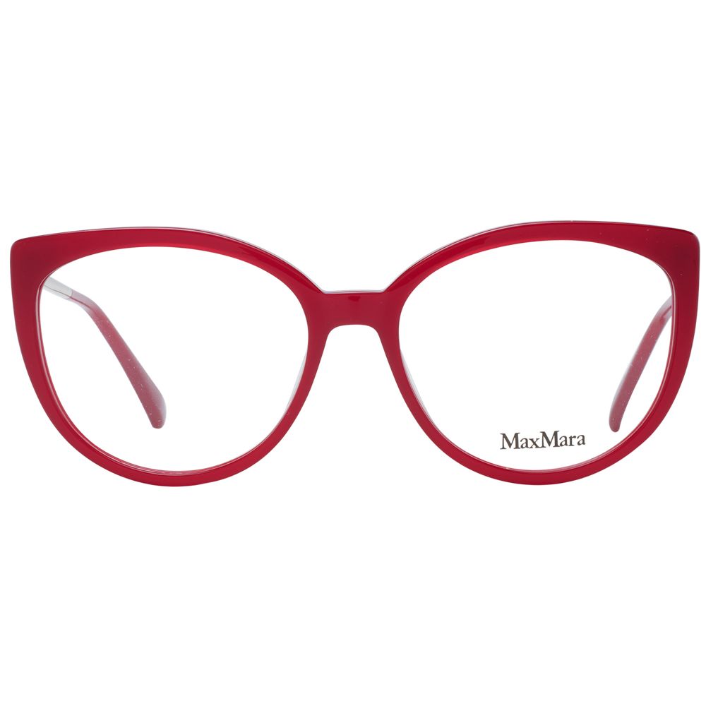 Red Women Glasses Frame Max Mara