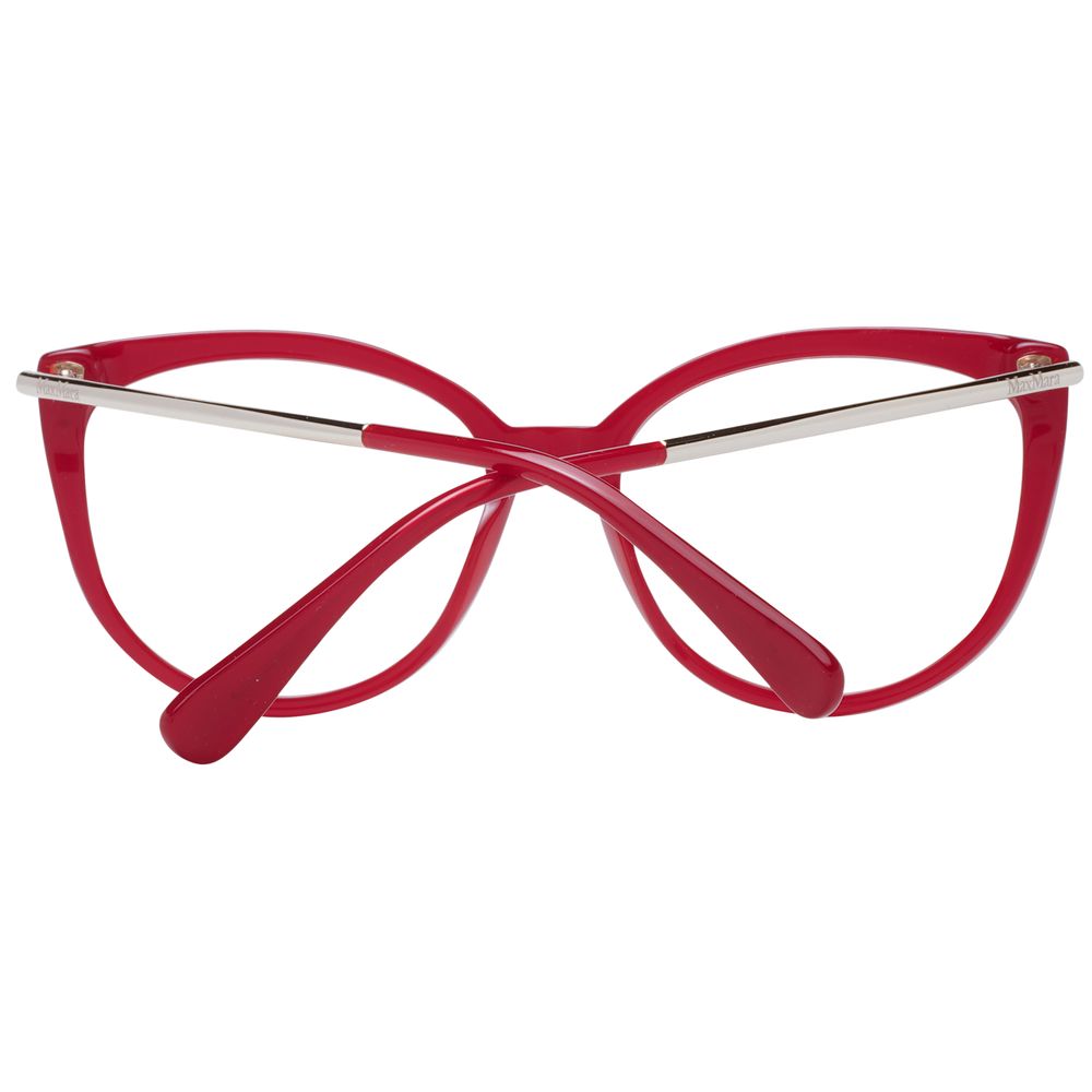 Red Women Glasses Frame Max Mara