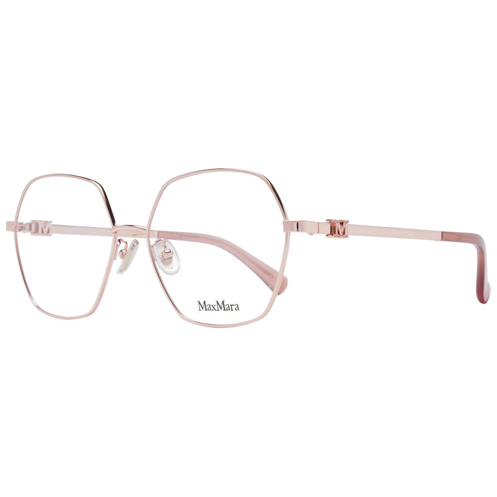 Rose Gold Women Glasses Frame Max Mara