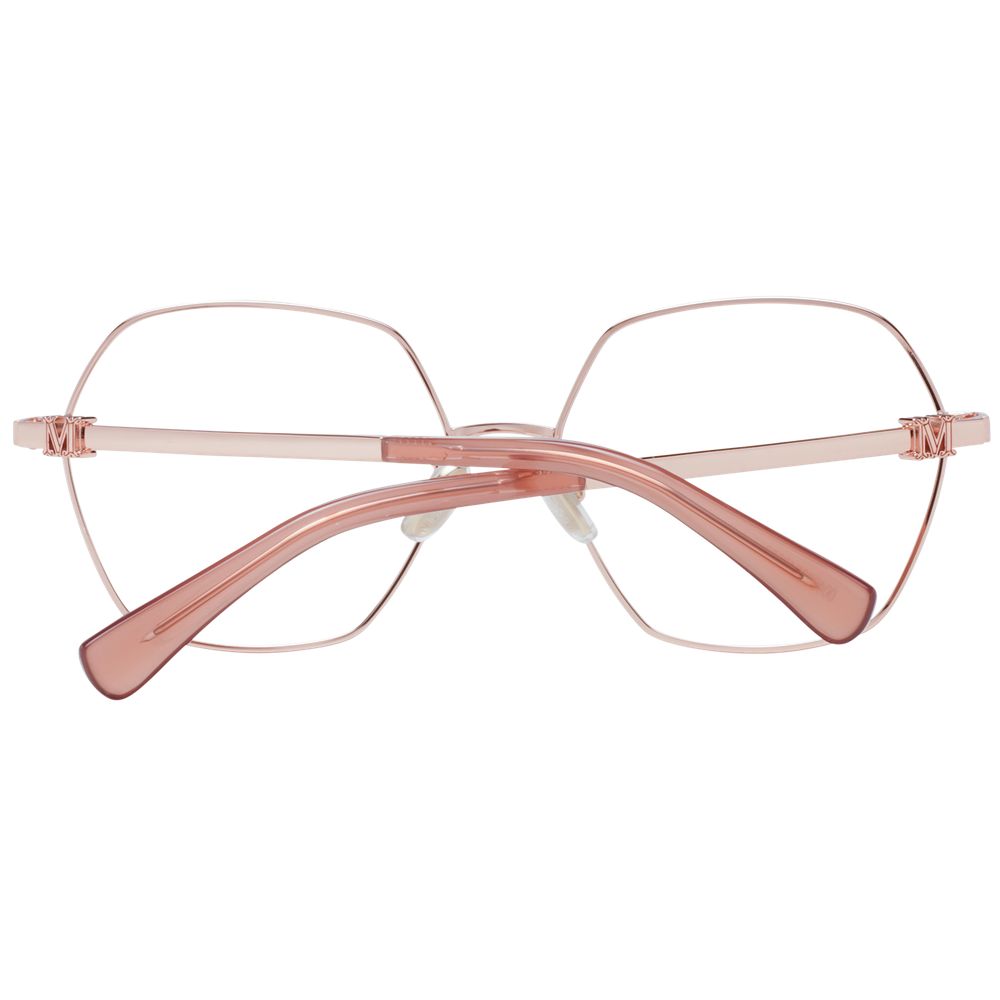 Rose Gold Women Glasses Frame Max Mara