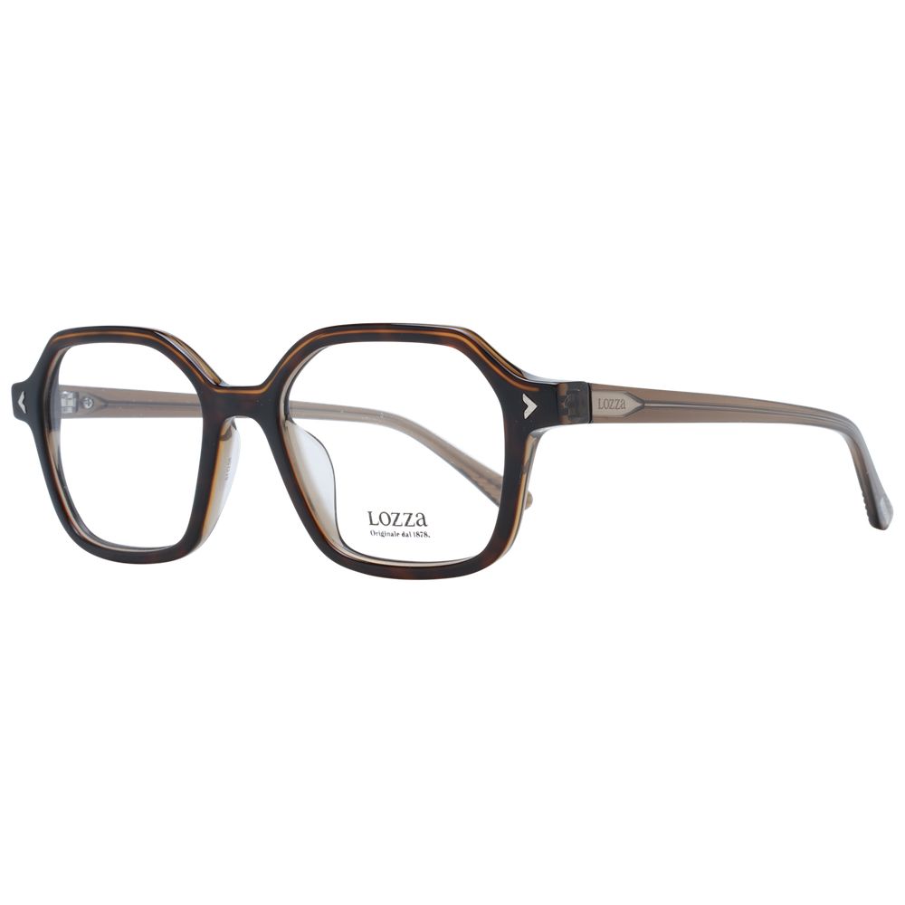 Brown Unisex Glasses Frame Lozza