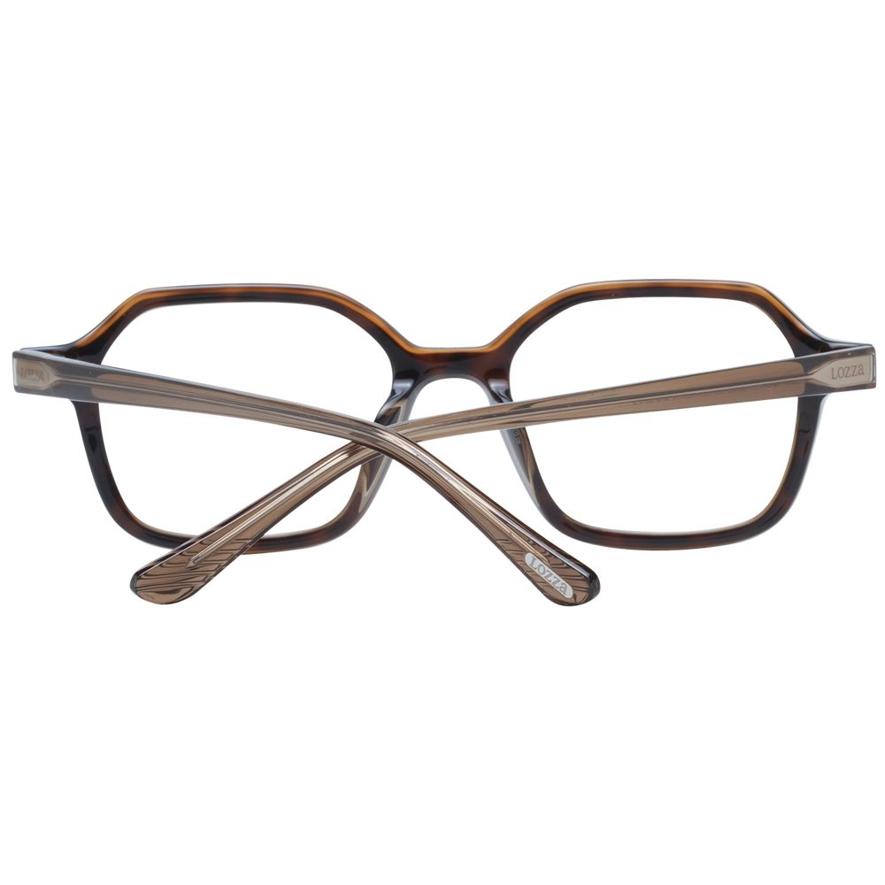 Brown Unisex Glasses Frame Lozza