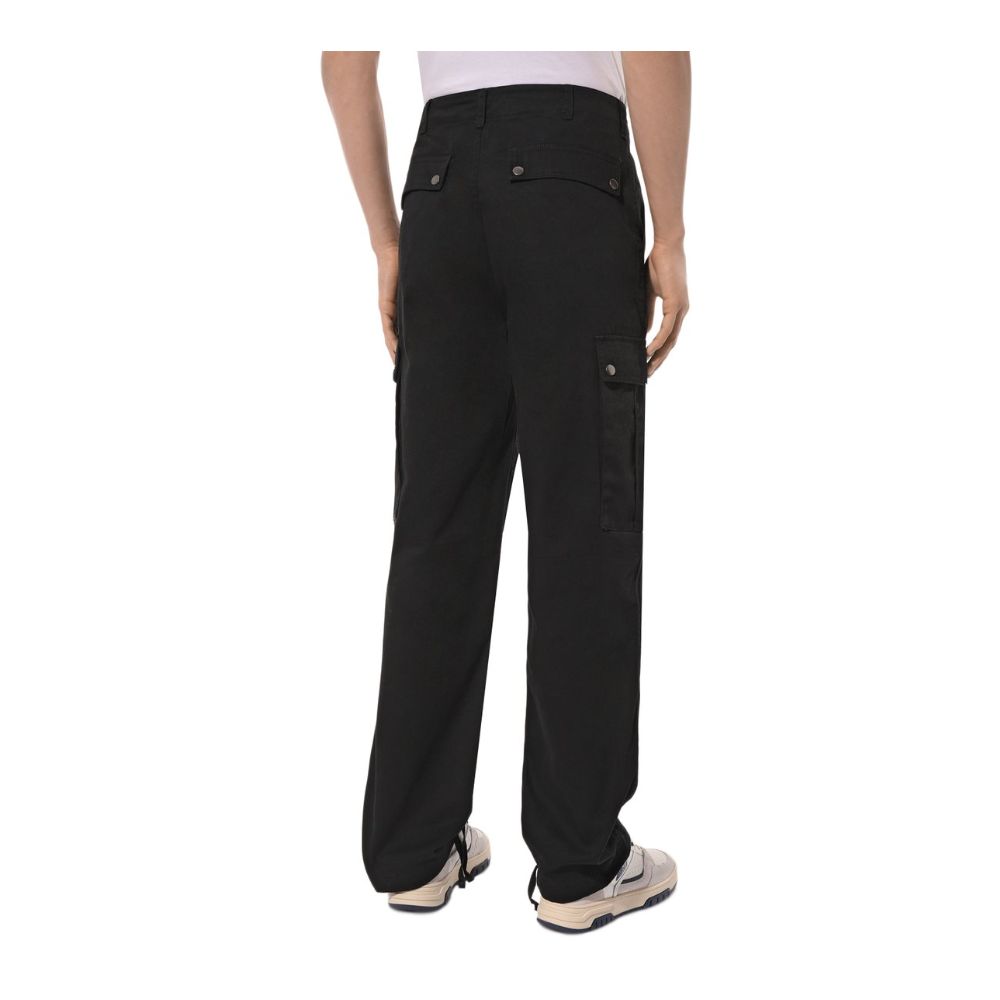 Black Cotton Men Cargo Pant Comme Des Fuckdown