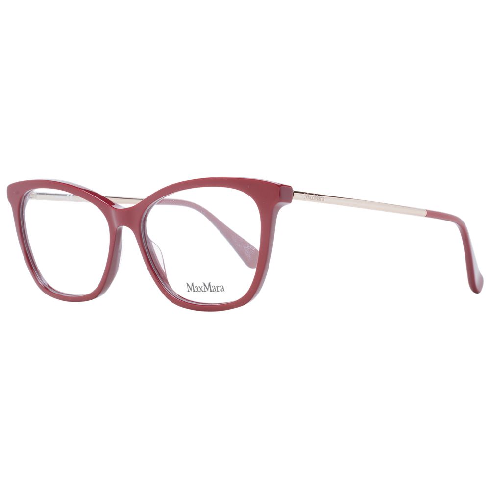 Red Women Glasses Frame Max Mara