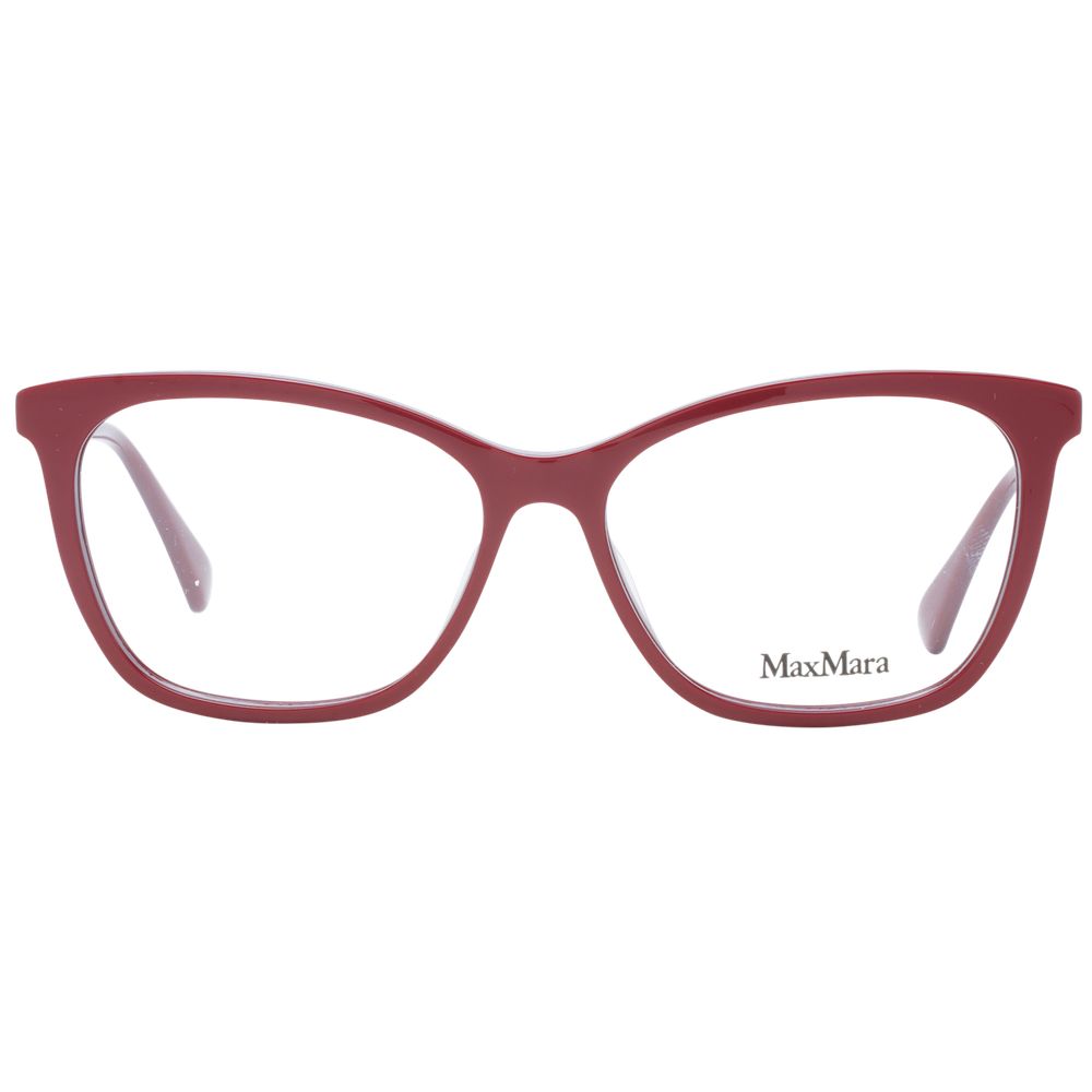 Red Women Glasses Frame Max Mara