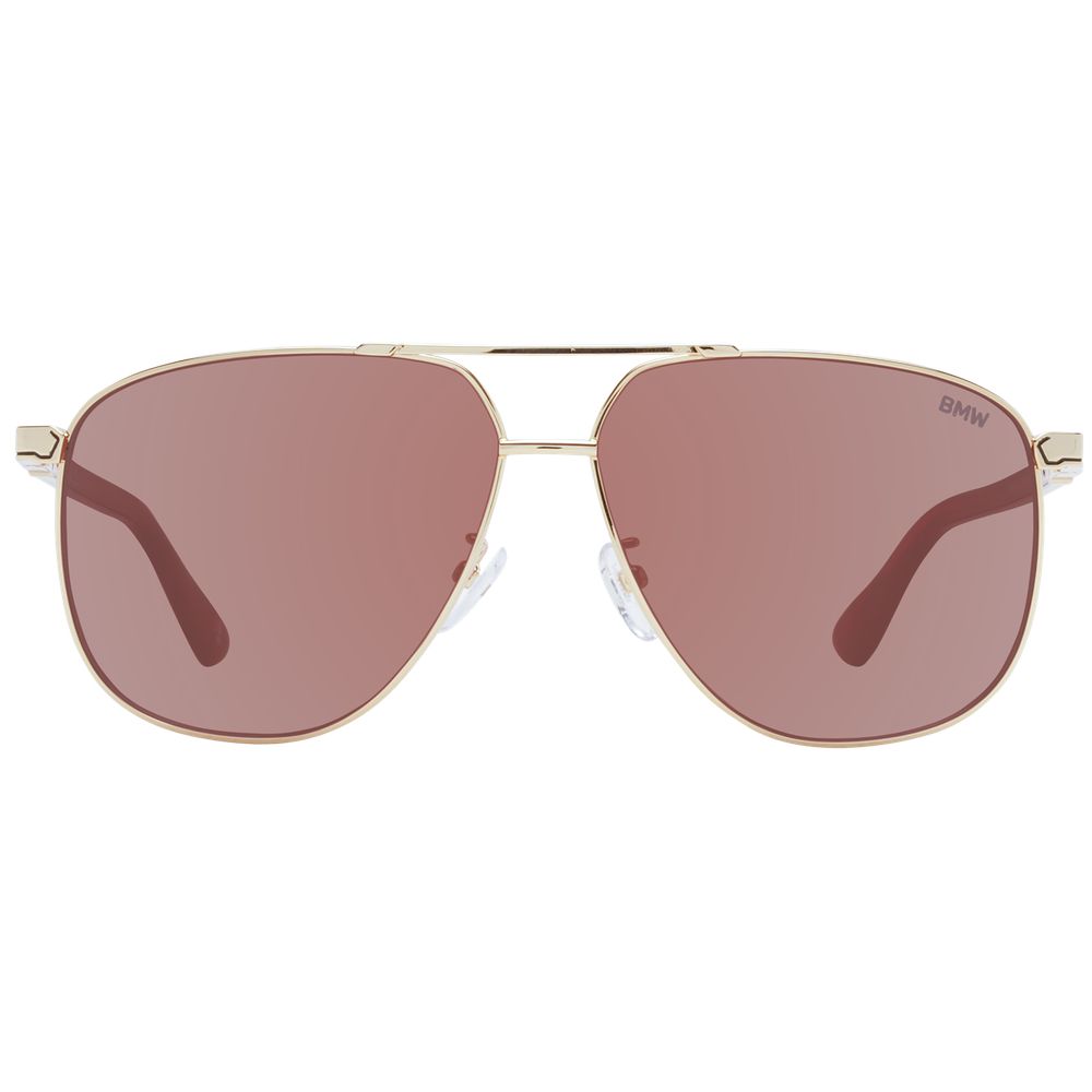 Gold Men Sunglass BMW