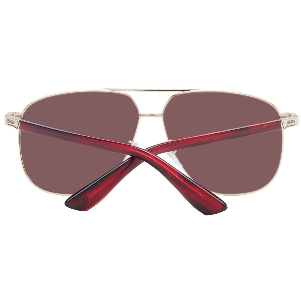 Gold Men Sunglass BMW