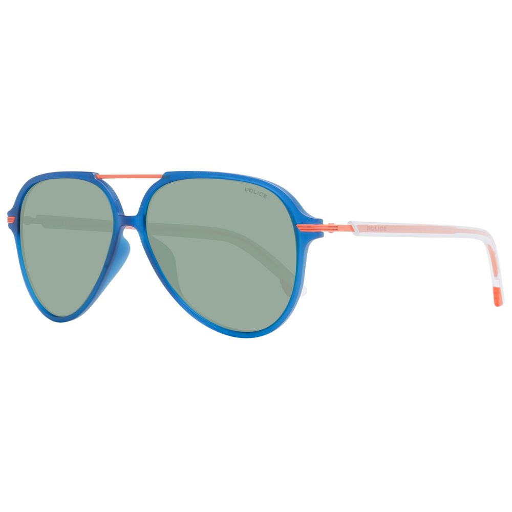 Blue Men Sunglass Police
