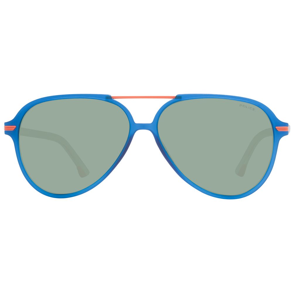 Blue Men Sunglass Police
