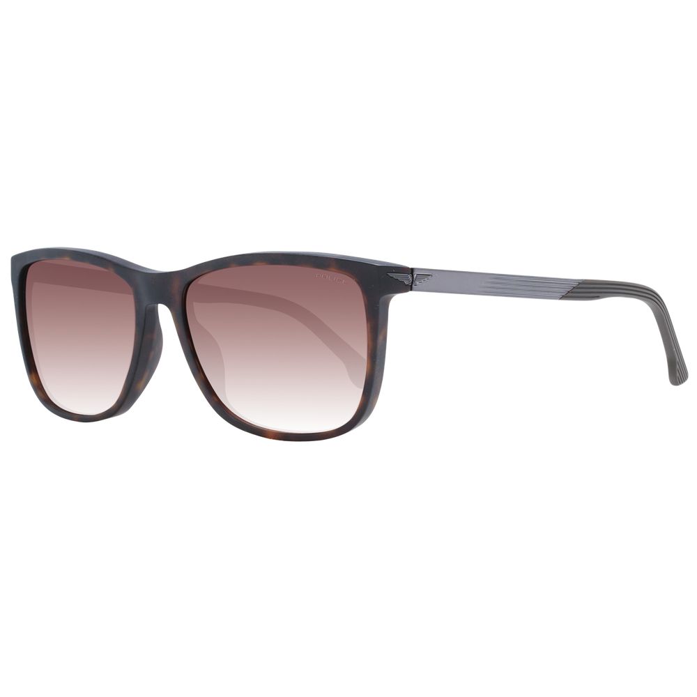 Brown Men Sunglass Police