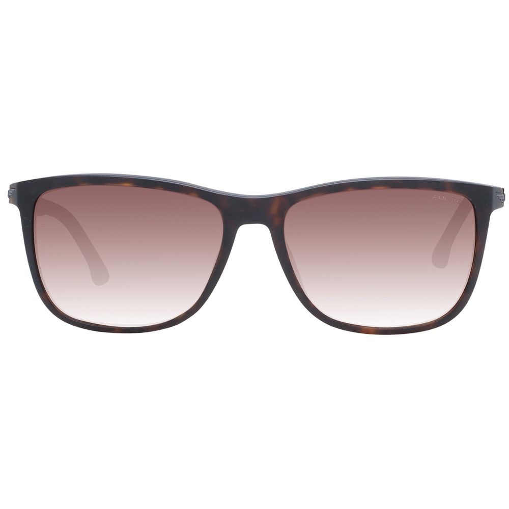 Brown Men Sunglass Police