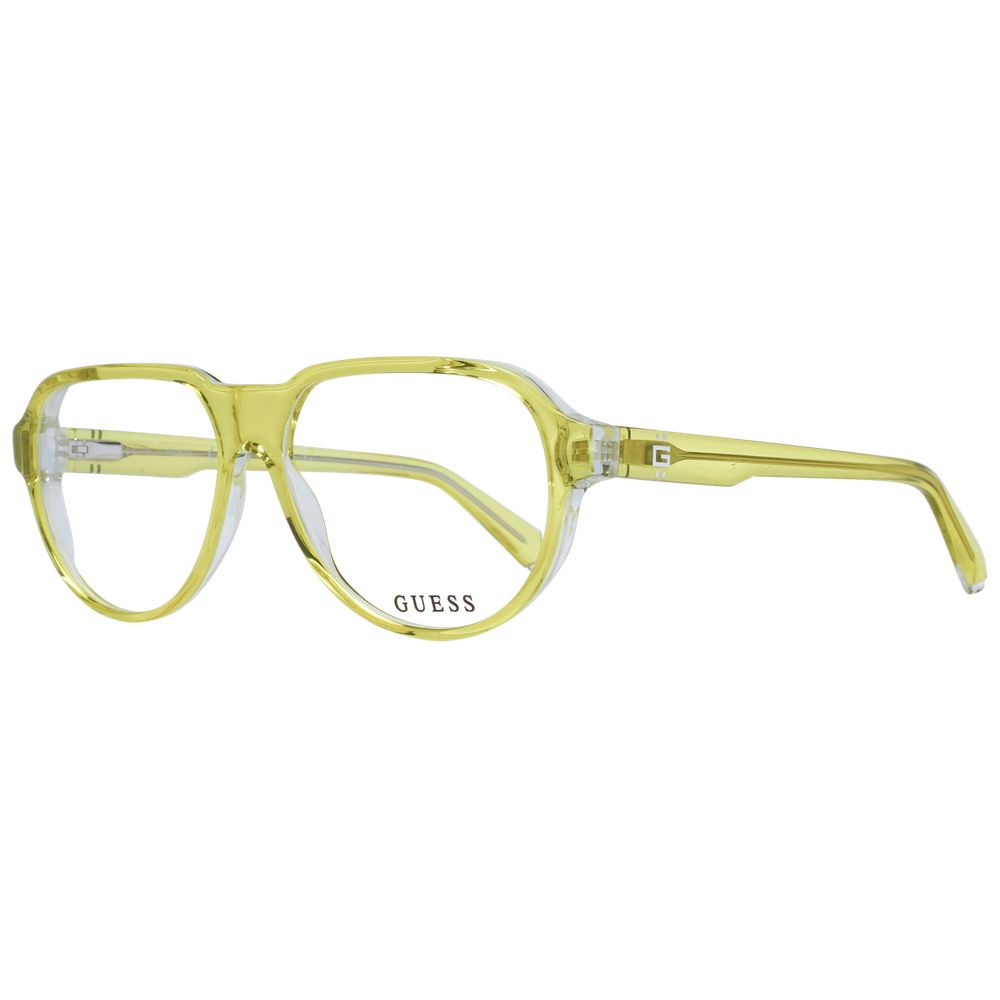 Yellow Men Glasses Frame Guess