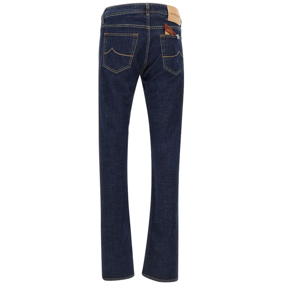 Blue Stretch Denim Men's Jeans Jacob Cohen