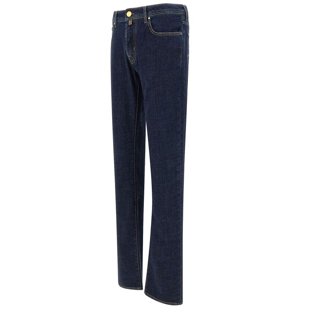 Blue Stretch Denim Men's Jeans Jacob Cohen
