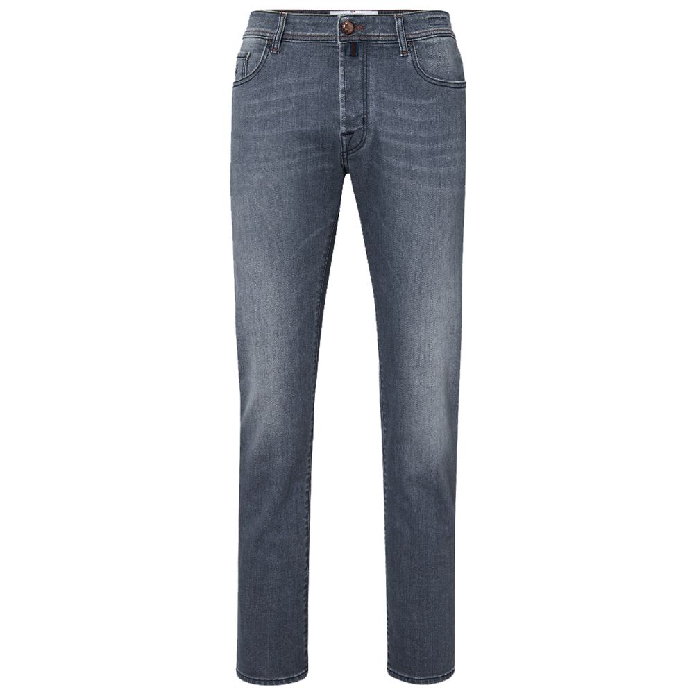 Gray Cotton Men Jeans Jacob Cohen