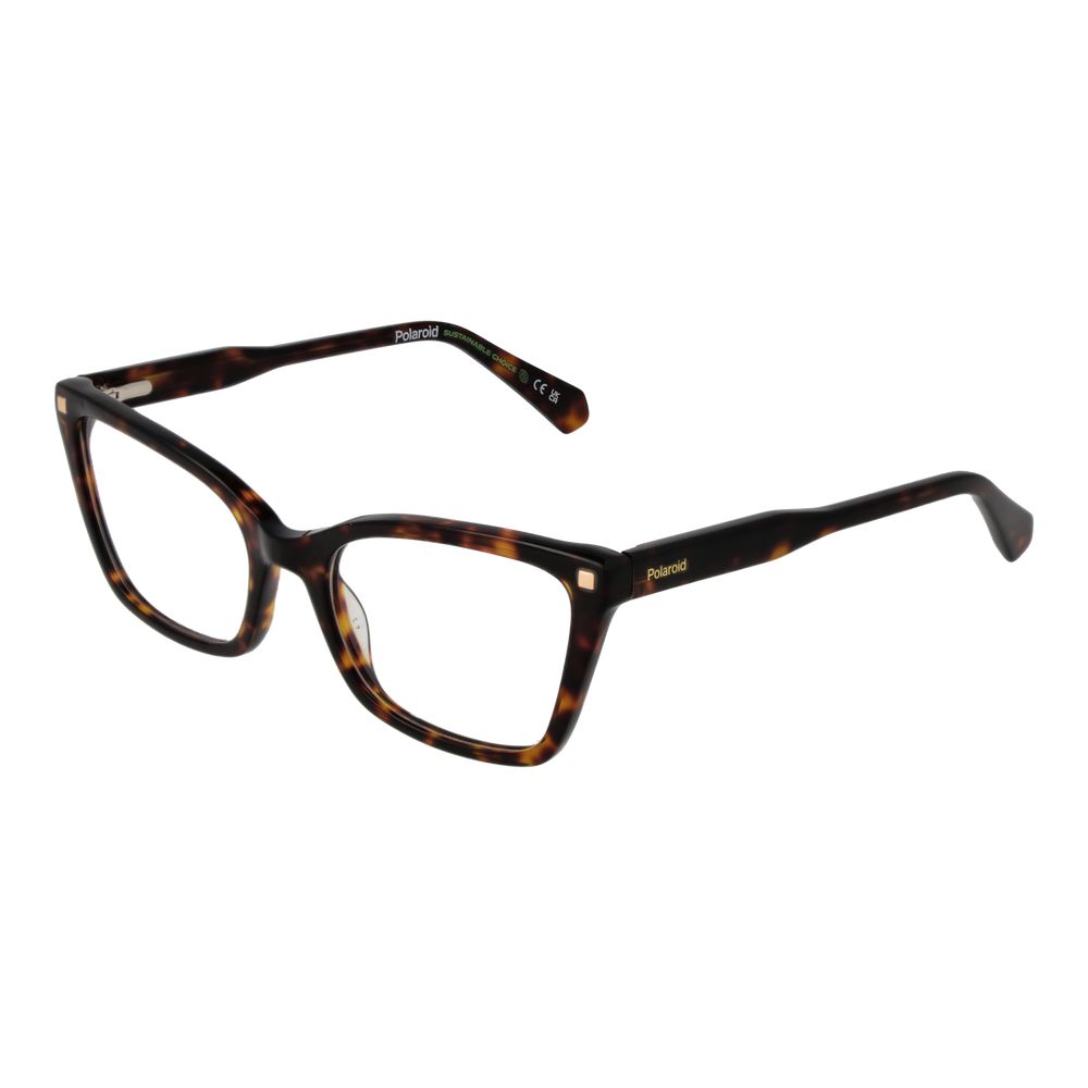 Brown Women Glasses Frame Polaroid