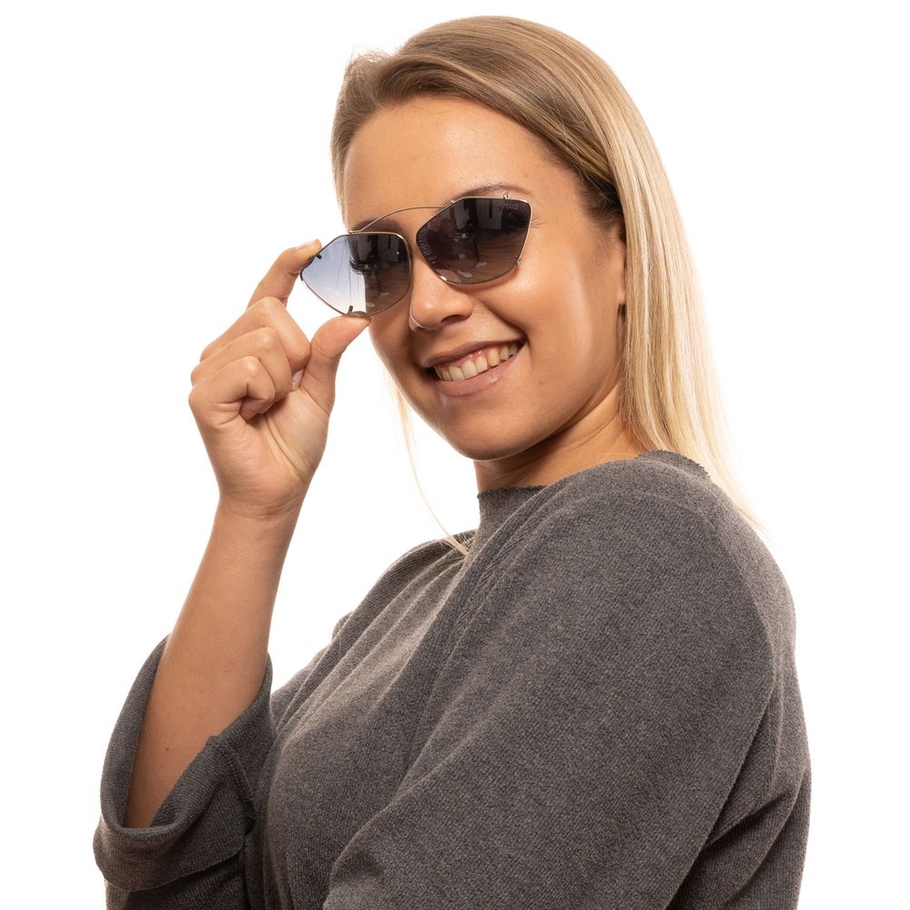 Silver Women Glasses Frame Emilio Pucci