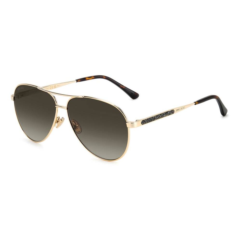 Gold Metal Sunglasses Jimmy Choo