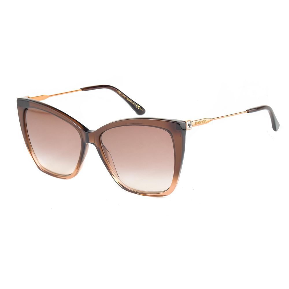 Brown Metal Sunglasses Jimmy Choo
