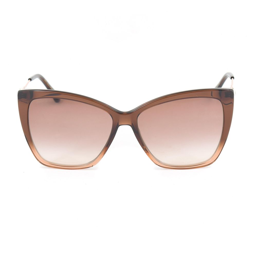 Brown Metal Sunglasses Jimmy Choo