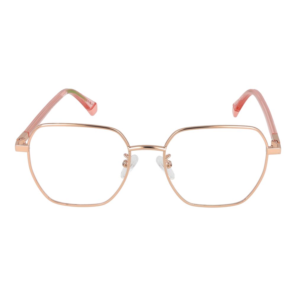 Gold Women Glasses Frame Polaroid