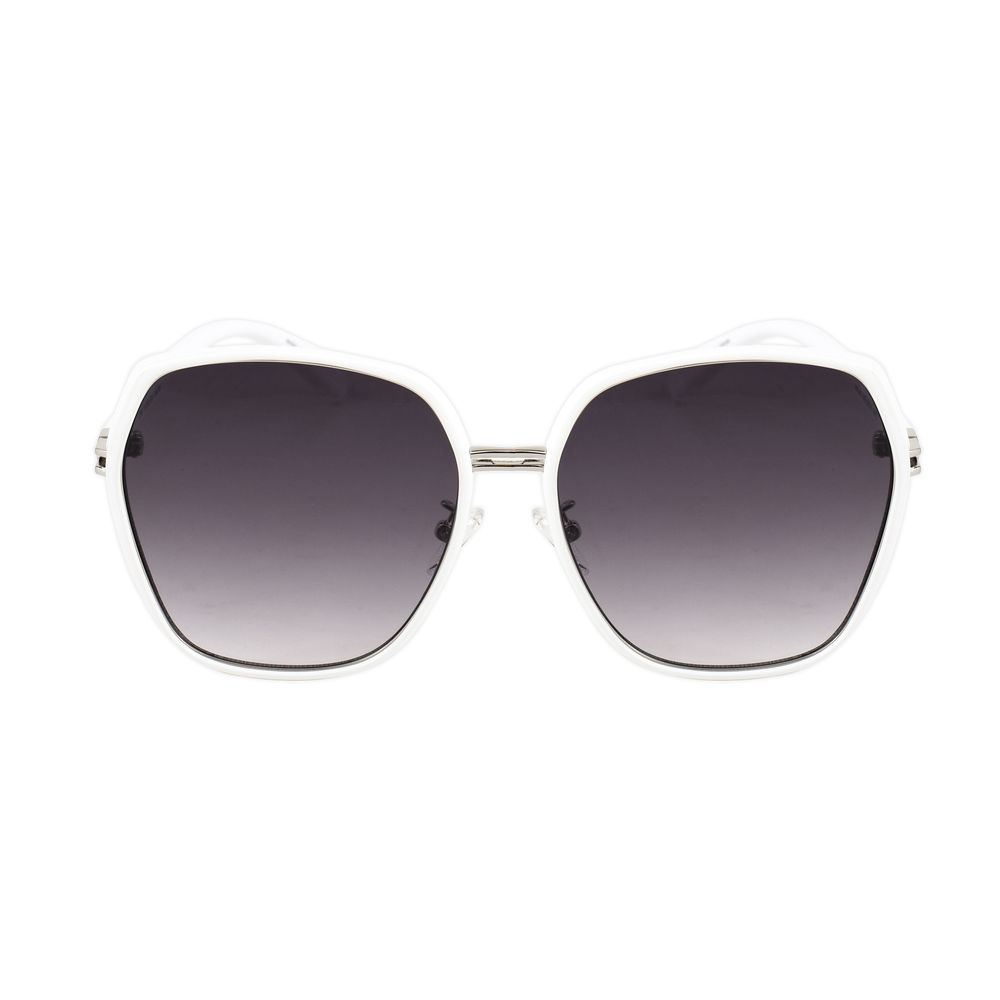 White Metal Sunglasses Guess