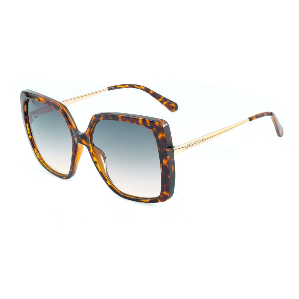 Brown Metal Sunglasses Guess