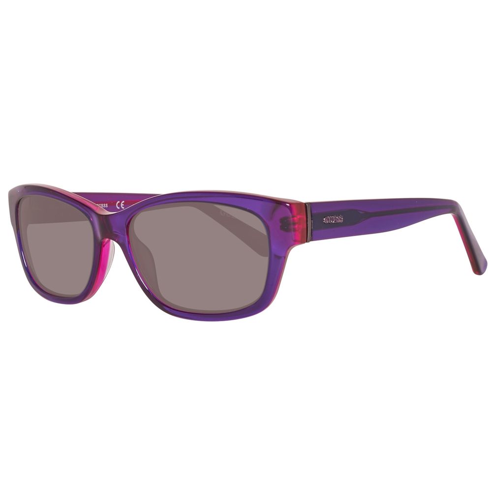 Purple Plastic Sunglasses Guess