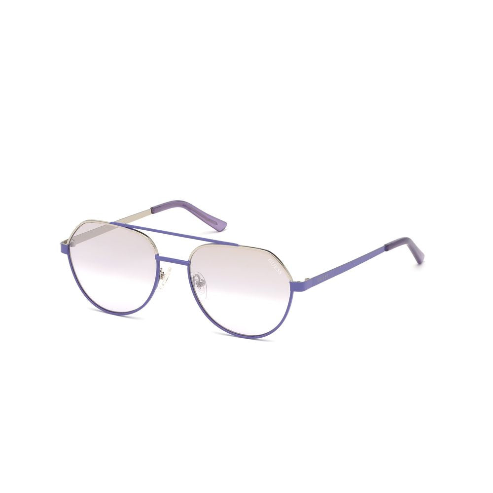 Purple Metal Sunglasses Guess