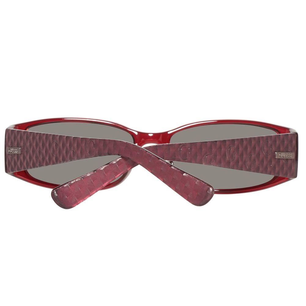 Red Plastic Sunglasses Guess