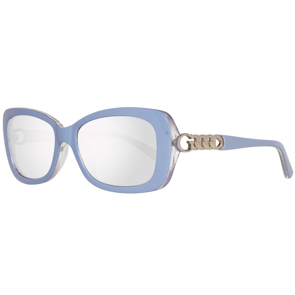 Blue Plastic Sunglasses Guess