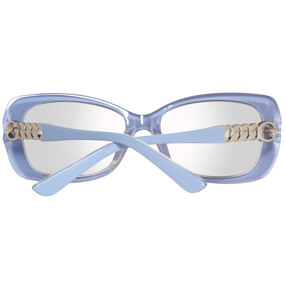 Blue Plastic Sunglasses Guess