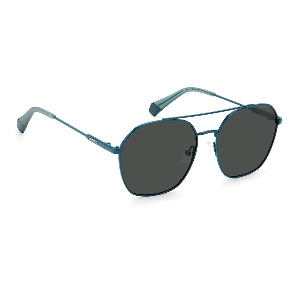 Blue Stainless Steel Sunglasses Polaroid