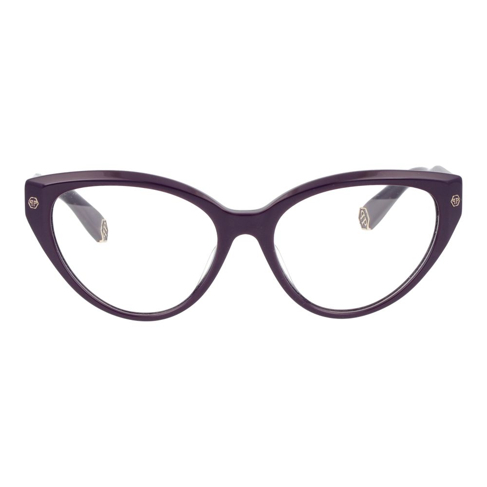 Purple Women Glasses Frame Philipp Plein