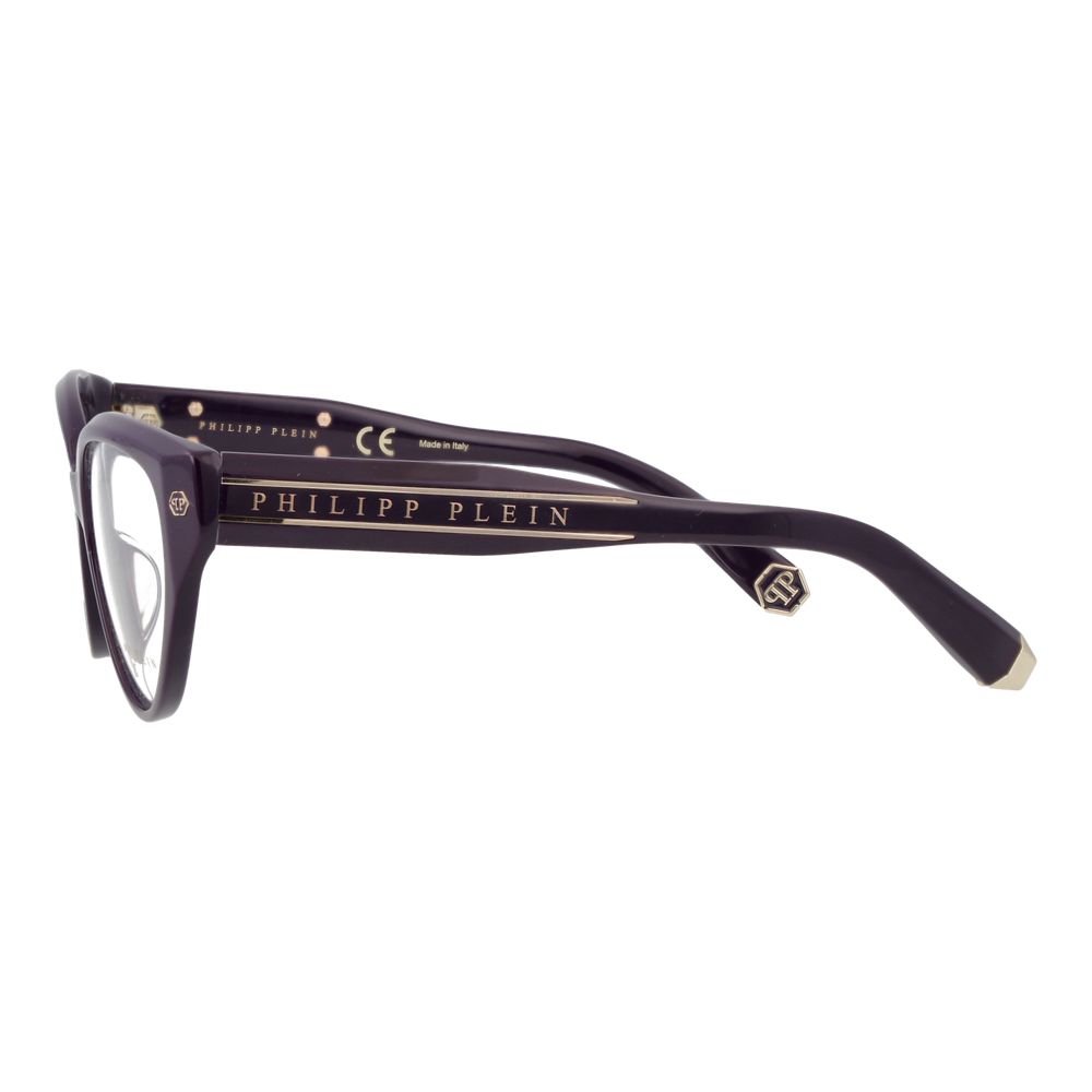 Purple Women Glasses Frame Philipp Plein