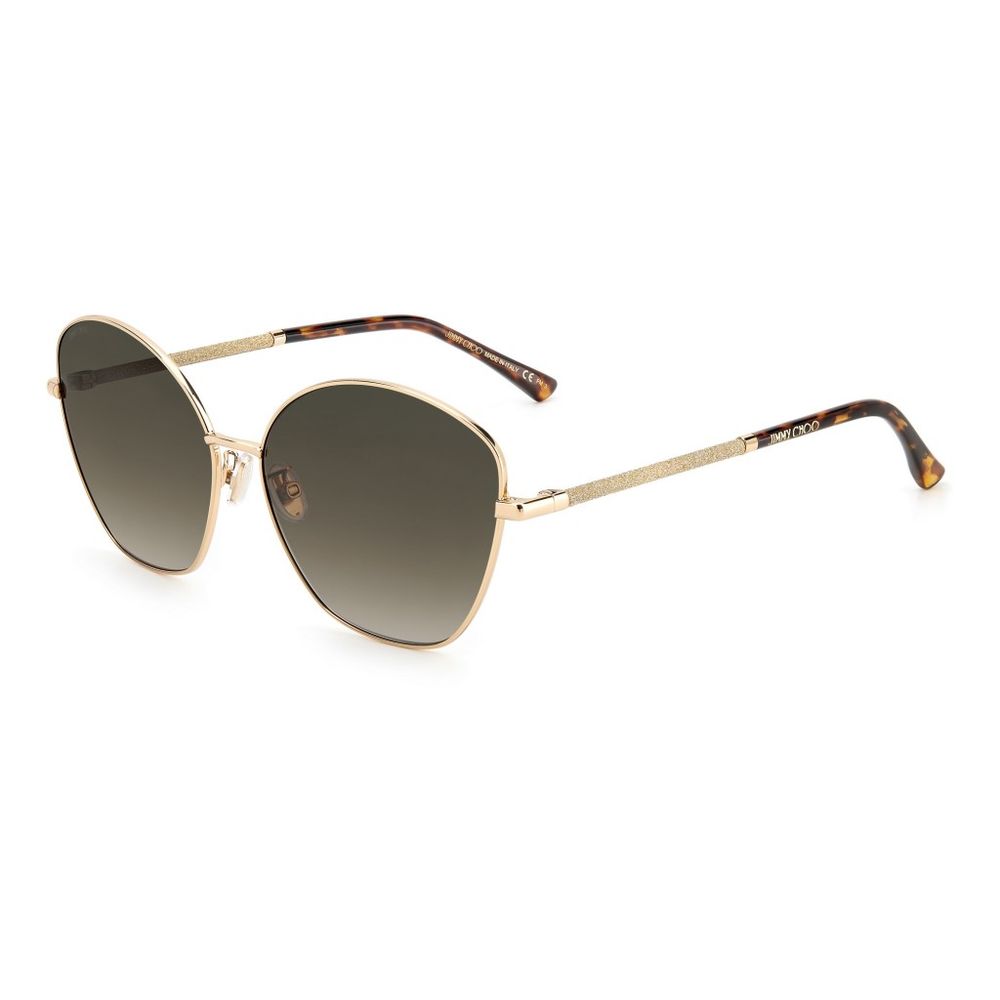 Gold Metal Sunglasses Jimmy Choo