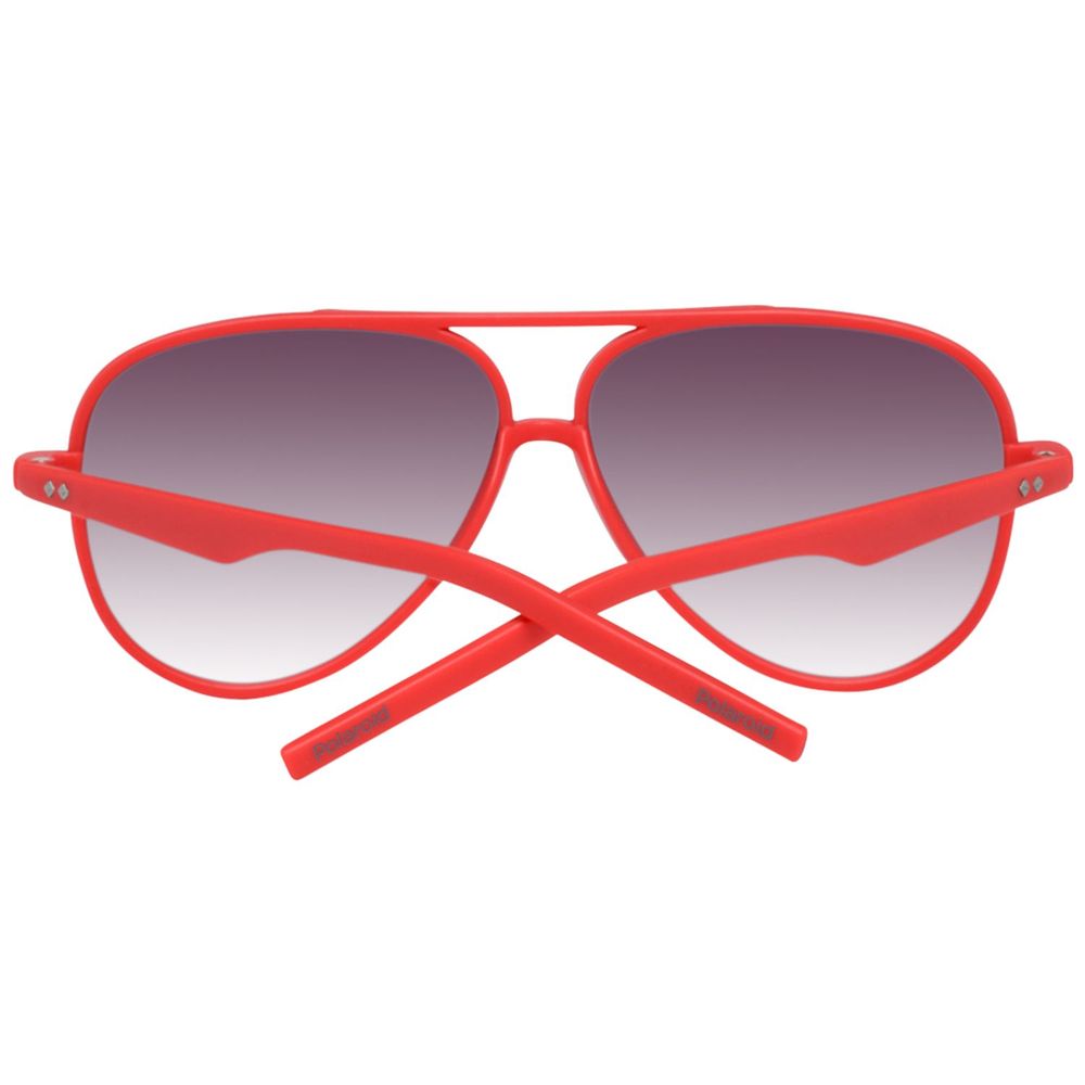 Red Plastic Sunglasses Polaroid