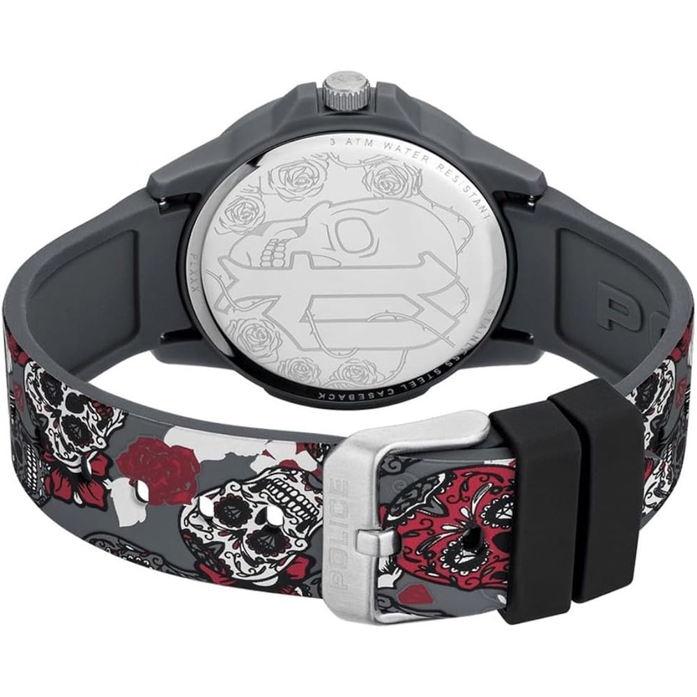 Gray Synthetic Watch Police