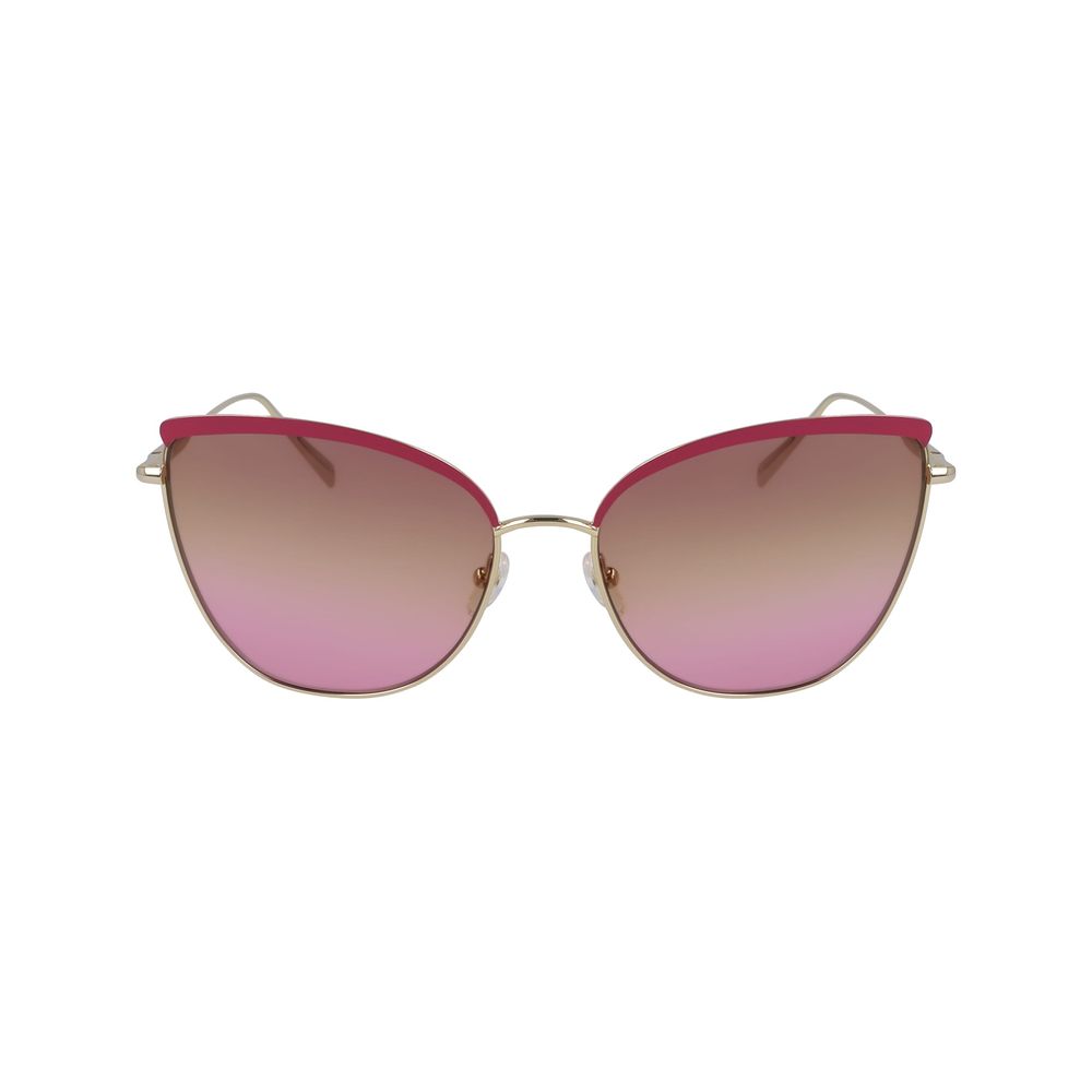 Gold Metal Sunglasses Longchamp